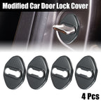 Set of 4 Car Door Lock Latch Covers for Ford Focus (2019–2021) Carbon Fiber