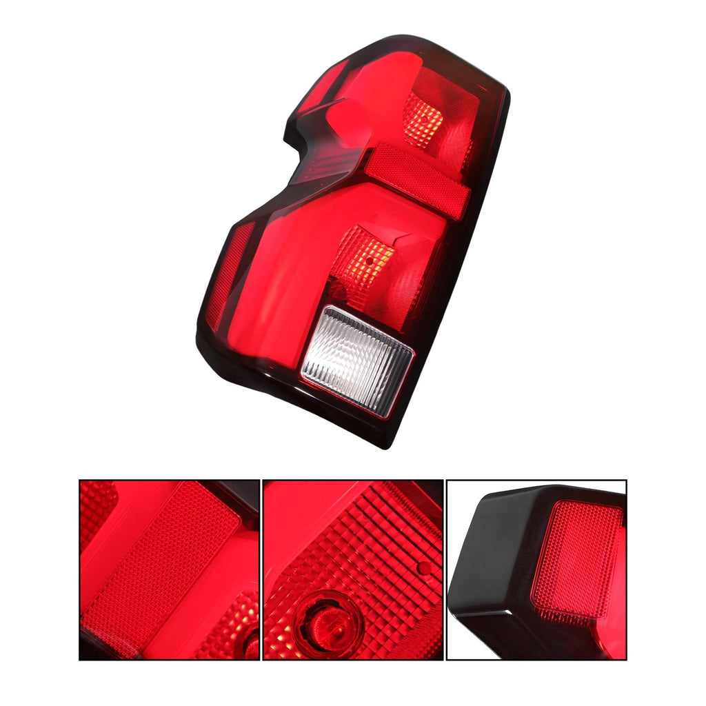 Left Side Tail Light Assembly for Chevrolet Colorado (2023–2025) LED Black Red