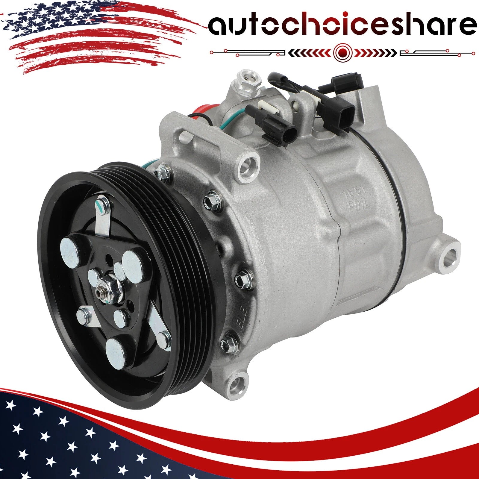 A/C Compressor with Clutch for Volvo XC70 XC90 S60 S80 V70 XC60 (2008–2012)