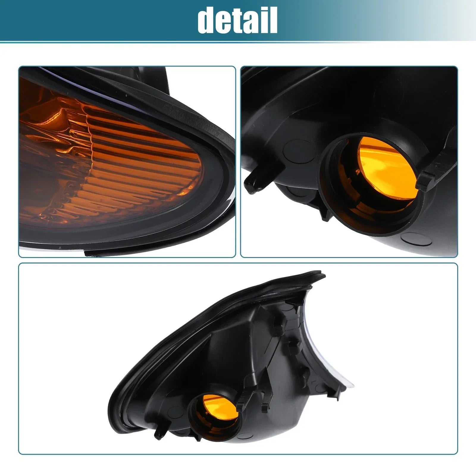 Amber Turn Signal Light Lamp Corner Signal Light for BMW E46 3 Series (2002-2005)