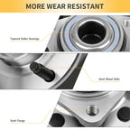 Front Wheel Bearings and Hubs for Chevy Blazer S10 GMC Jimmy (1997-2005)