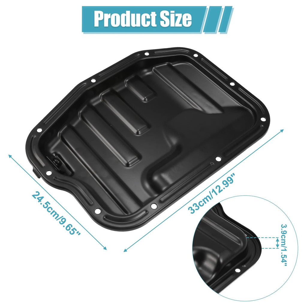 Set of 1 Transmission Oil Pan with Gasket for Nissan Altima (2002–2006) No. 111109Y600