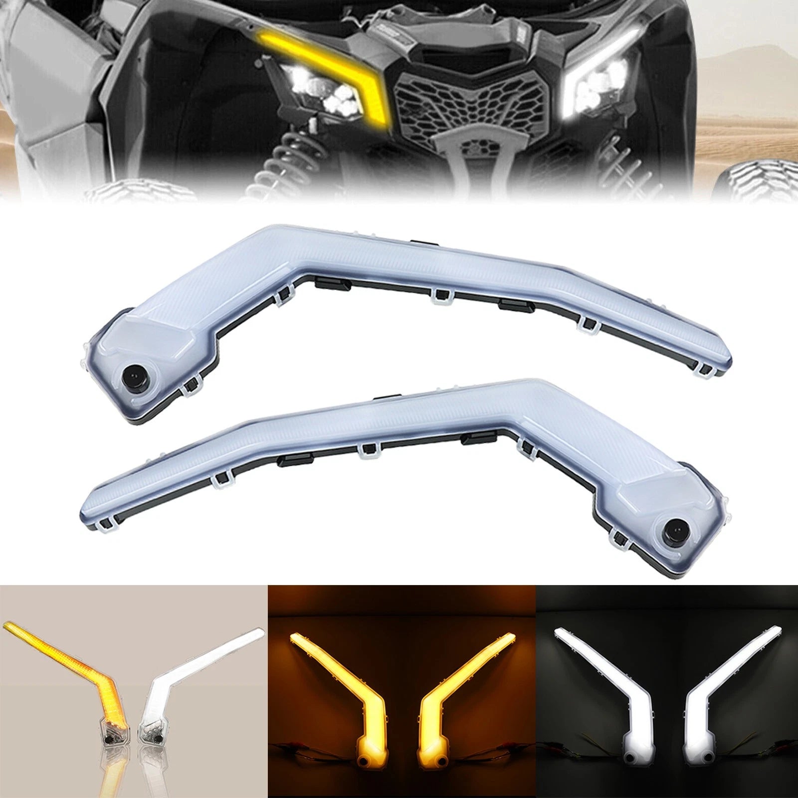 Front Turn Signal Lights for Can-Am Maverick X3 XDS XRS (2017–2023)