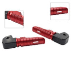 Rear Footrests Passenger Foot Pegs for Honda Forza 750 (2021–2023) Red