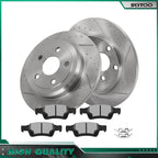 Rear Brake Rotors & Ceramic Pads for Jeep Grand Cherokee (2011–2014)