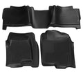 Set of 4 Black Floor Mats for Chevy Silverado GMC Sierra 1500 2500 (1999–2007)