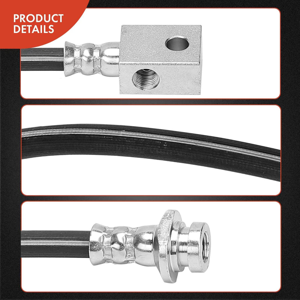 2X Rear Brake Hydraulic Hose for Nissan GT-R (2009–2011, 2014)