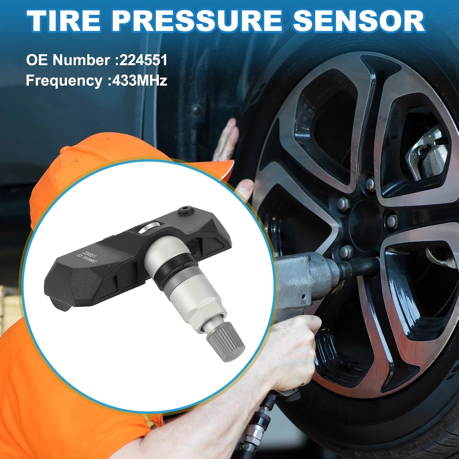 Tire Pressure Sensor for Ferrari Enzo (2003–2004) 433MHz