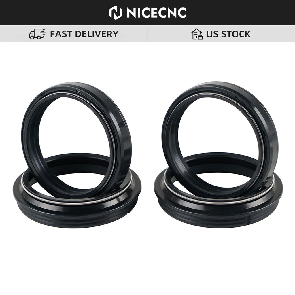 Front Fork Seals & Dust Seal for Suzuki RMZ250 RMZ450 (2004–2017, 2013–2014)