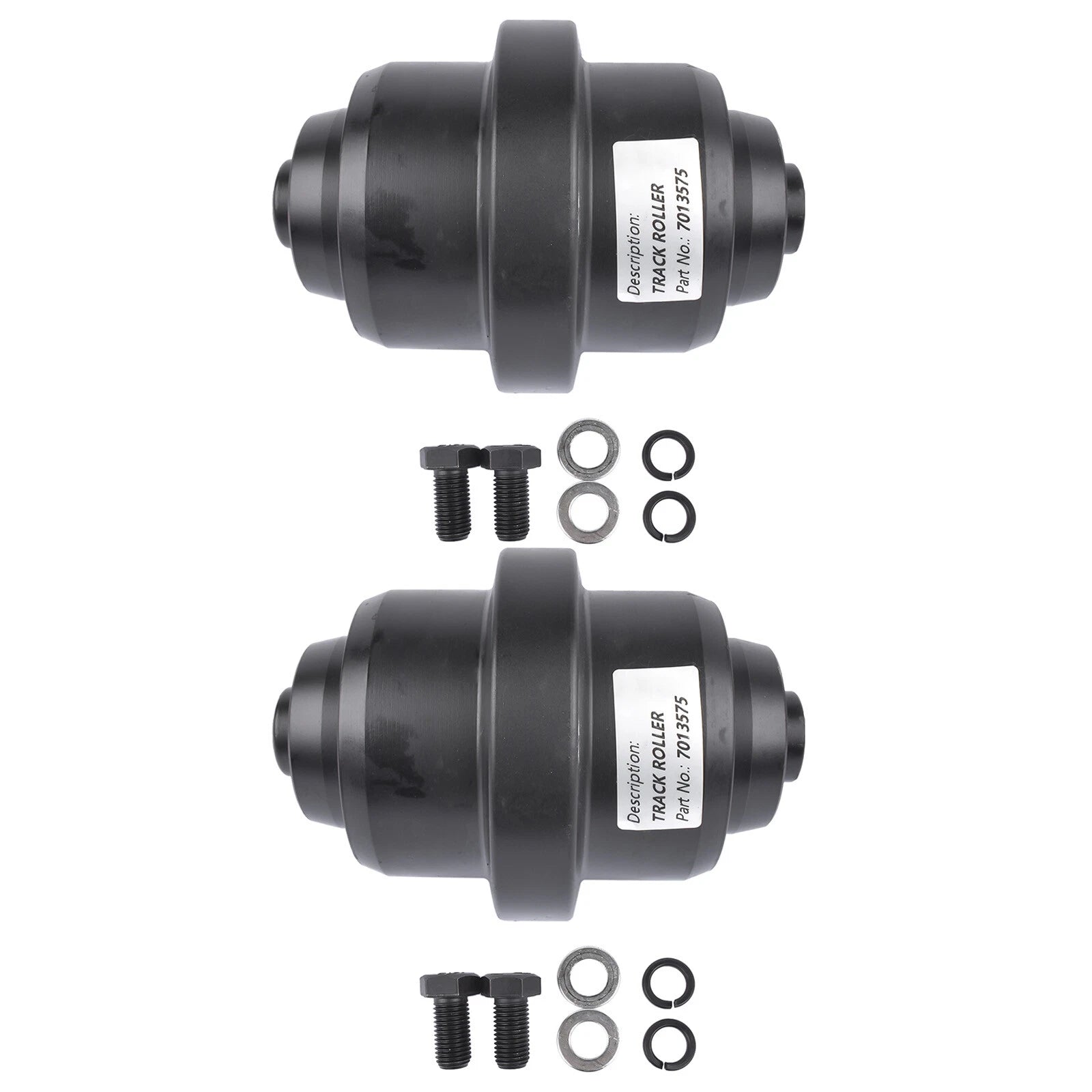 Pair Track Rollers for Bobcat E25 E35Z 225 231 331 335 430 (Fits 2010-2023)