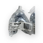 Set of 3 Chrome Double Robe Hooks for Moen YB8003CH