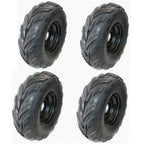Set of 4 Wheel Rim Tyres 145/70-6 for 110cc Quad Dirt Bike ATV (50-110cc)