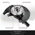 Front Passenger Right Loaded Wheel Bearing Hub Knuckle for Toyota Camry (2004–2006)