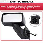 Pair Power Side View Mirrors for Hummer H3 H3T (2006-2010)