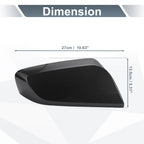 Set of 2 Rearview Mirror Cover Caps Black Carbon Fiber for Chevrolet Impala (2014–2020)