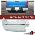 Left Bumper End Cap for Toyota Tundra (2014–2021) Chrome Steel