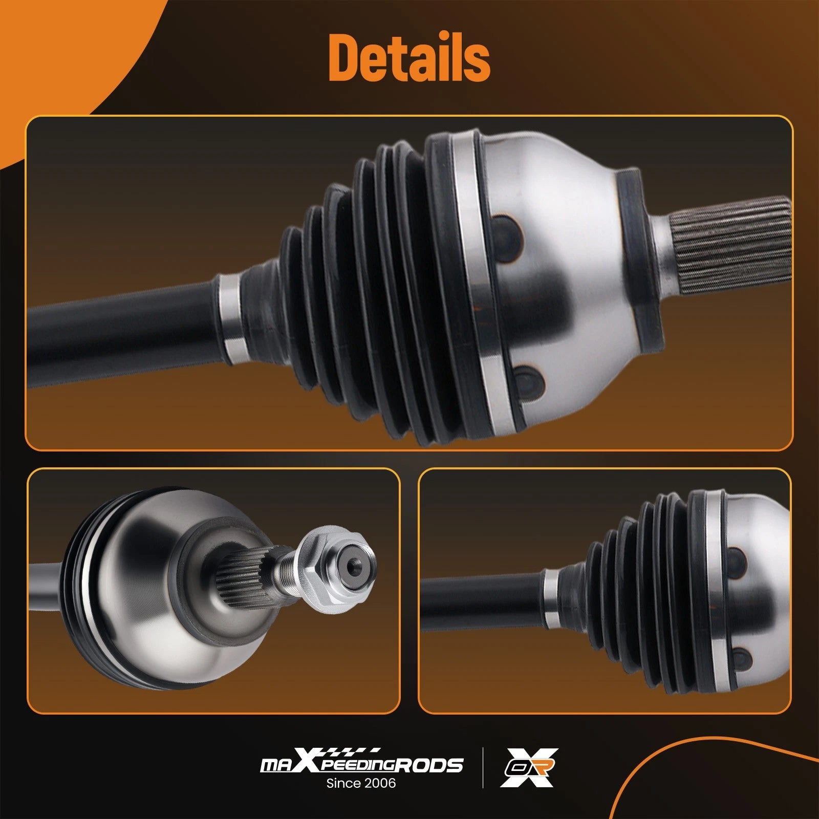 Front CV Axle Shaft for Ford Escape, Lincoln MKZ (2013–2019)