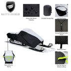Heavy Duty Snowmobile Cover for Polaris Indy (Trailerable, Breathable)