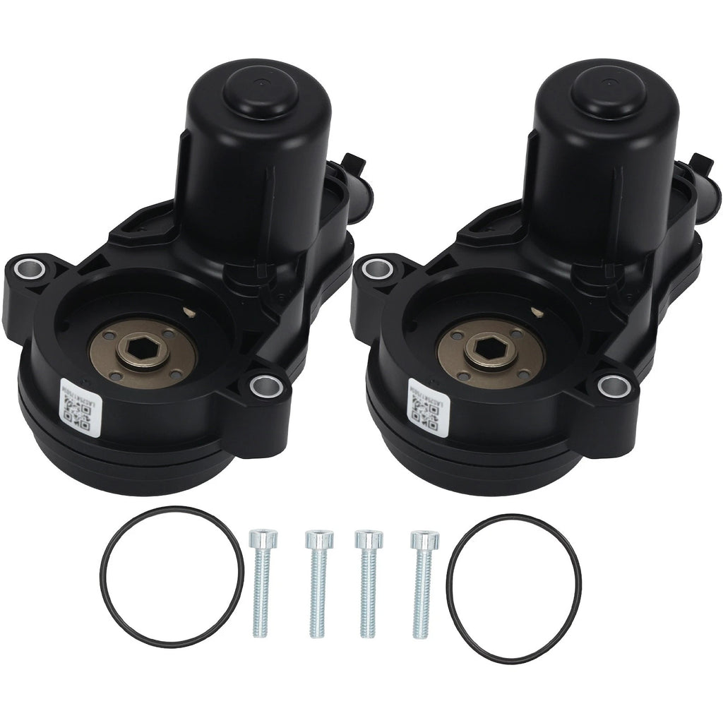 2Pcs Rear Brake Motor for Mazda CX-5, CX-9 (2016–2023) KA0G-26-8EXA Black