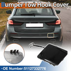 Rear Tow Hook Cover for BMW 5-Series Black Sapphire