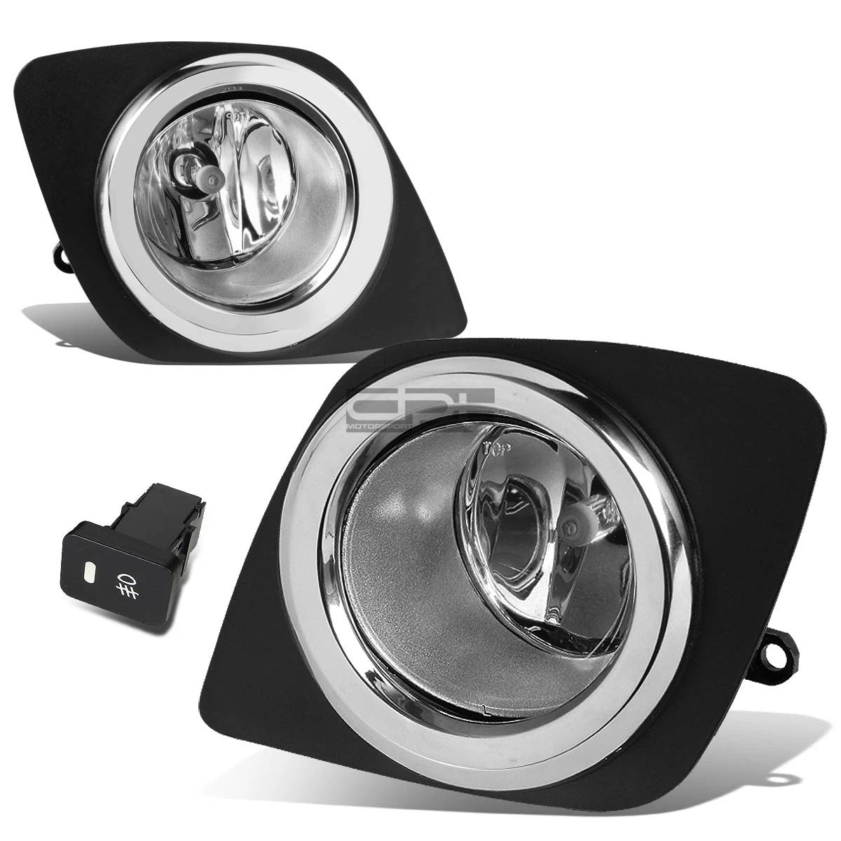 Fog Lights Set of 2 with Bezel & Switch for Toyota RAV4 (2009–2012)