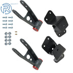 4" Lowering Drop Shackles & Hangers for Chevy Silverado (1988–1998)