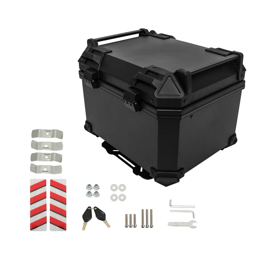 45L Waterproof Black Trunk Tail Box for Motorcycle