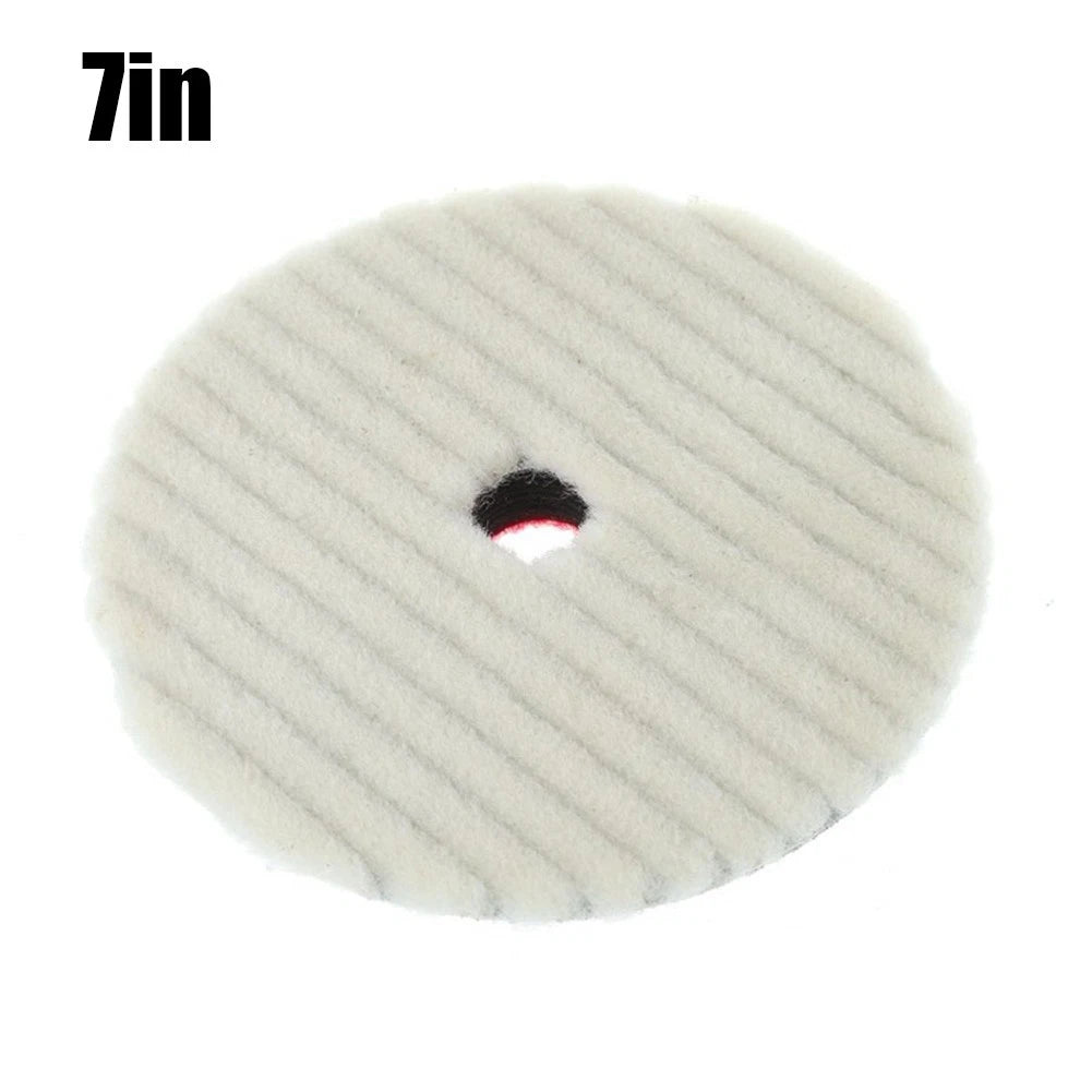 6" Wool Polishing Pad for Auto Detailing (Universal Fit)