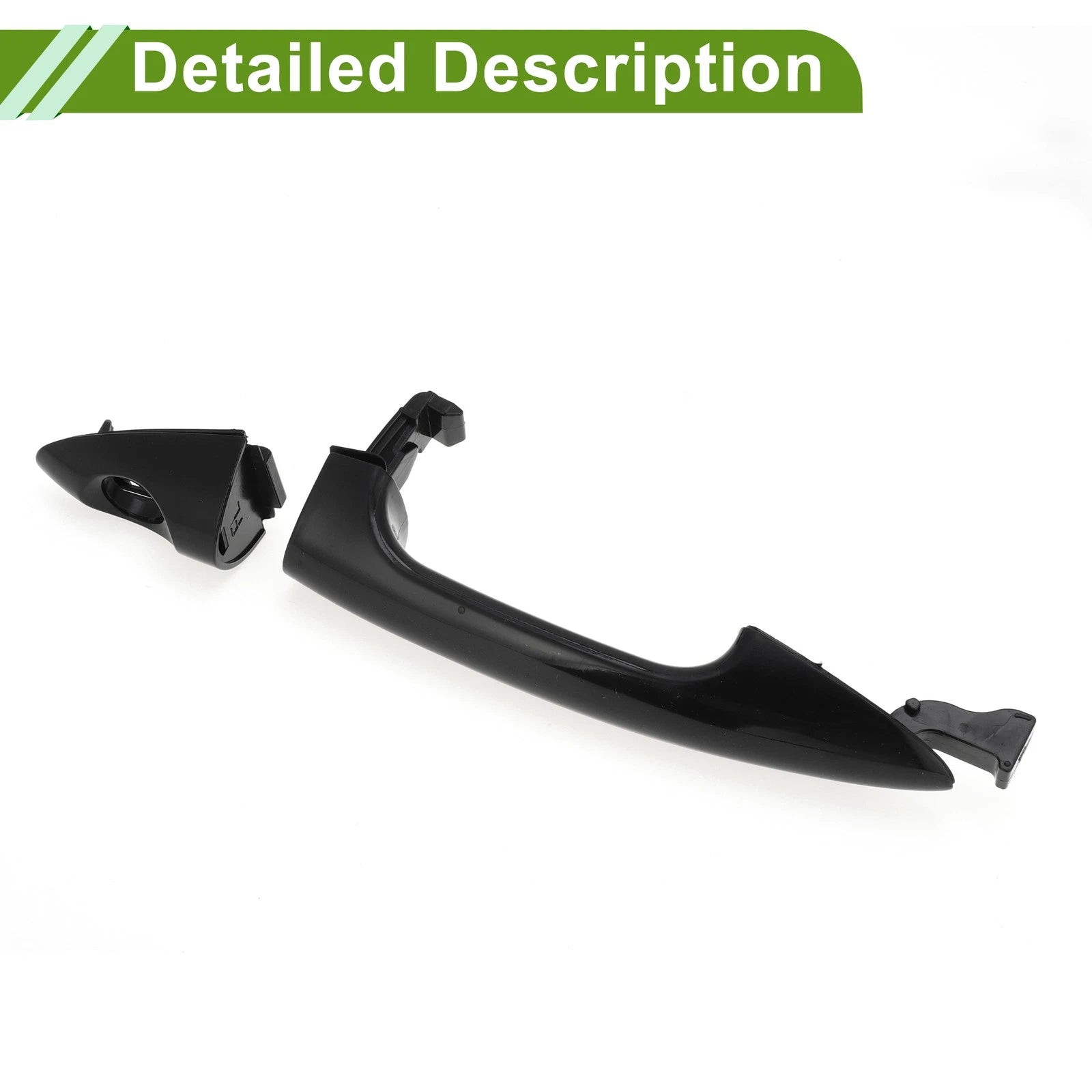 Exterior Door Handle for Hyundai Accent (2012–2017) No. 826511R050 Black Front Left