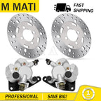 Front Brake Calipers & Disc Rotors for Yamaha YFM350 Wolverine 350 (1995–2006)