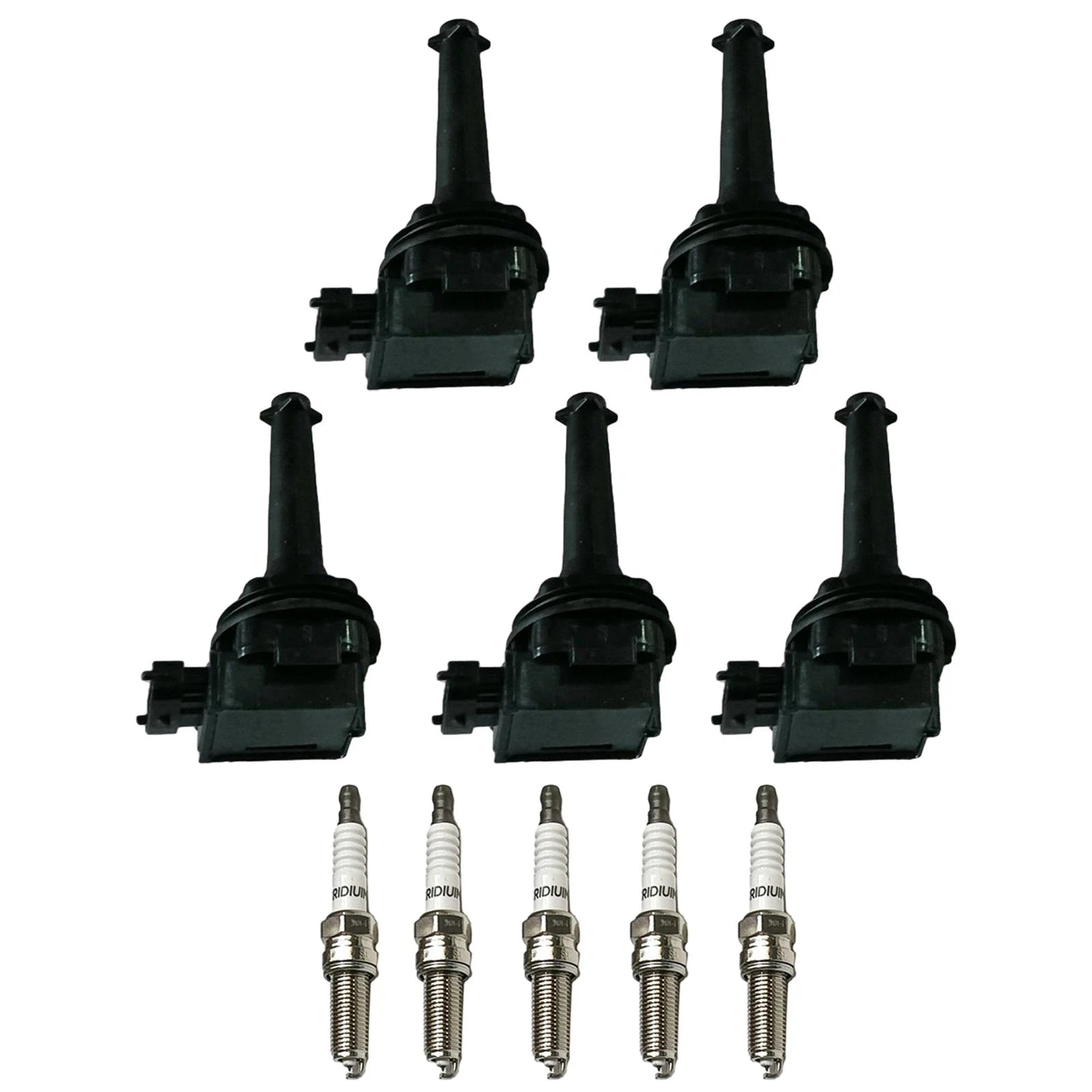 5X Ignition Coil & Spark Plug Kits for Volvo C70 S60 S80 V70 XC70 XC90 (1998–2019)