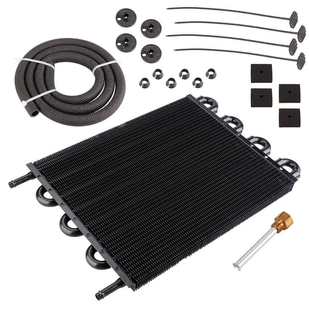 8 Row Aluminum Transmission Oil Cooler for Auto-Manual