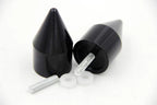 Spike Black Bar End Weights Sliders for Yamaha YZF-R1 (1998–2012)