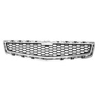Front Center Grille Replacement Black Chrome Plastic for 2013 Chevrolet Malibu
