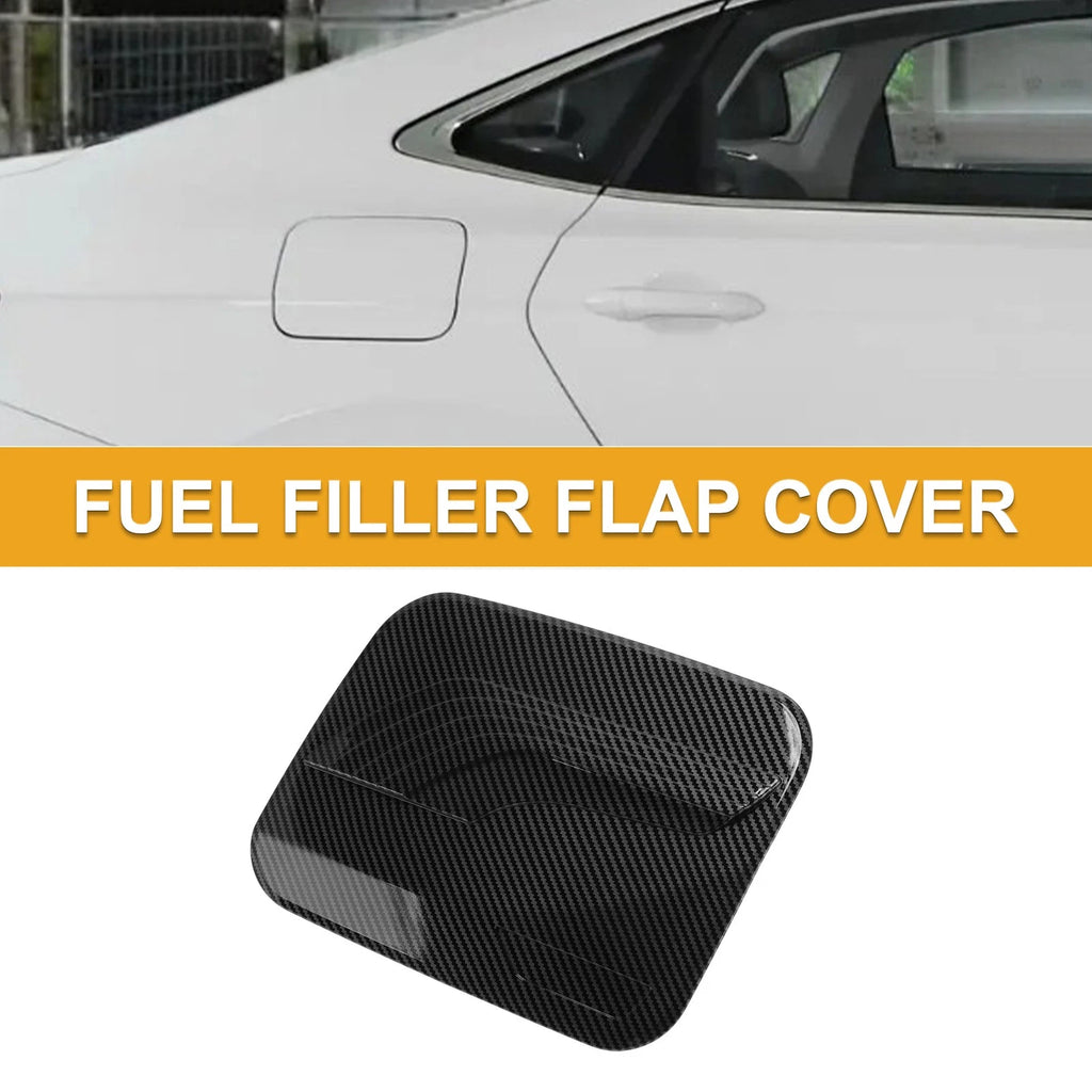 Fuel Tank Door Cap for Toyota RAV4 (2019–2025) Carbon Fiber Black