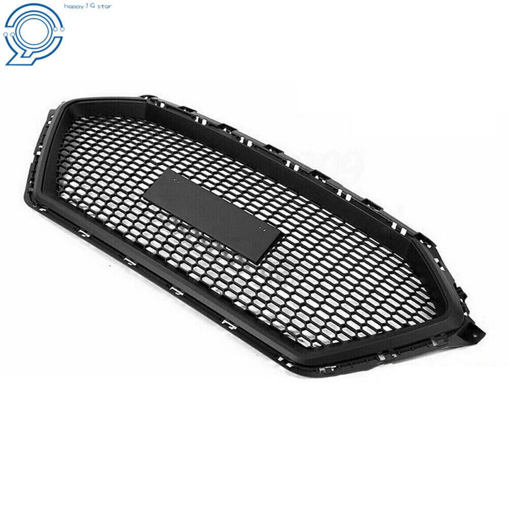 Front Bumper Grille for Hyundai Elantra (2017-2018) Black Replacement
