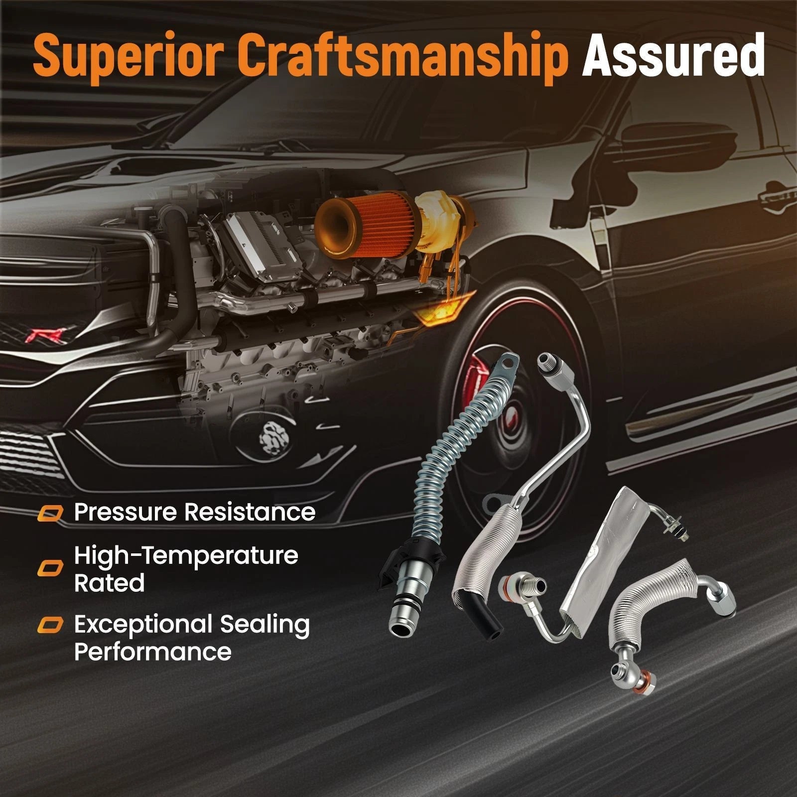 Turbo Charger Coolant Return Hose Line for Chevy Cruze (2011–2019)