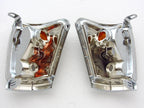 Chrome Indicator Corner Lights for 1997-2001 Toyota Hilux LN145 (2 x)