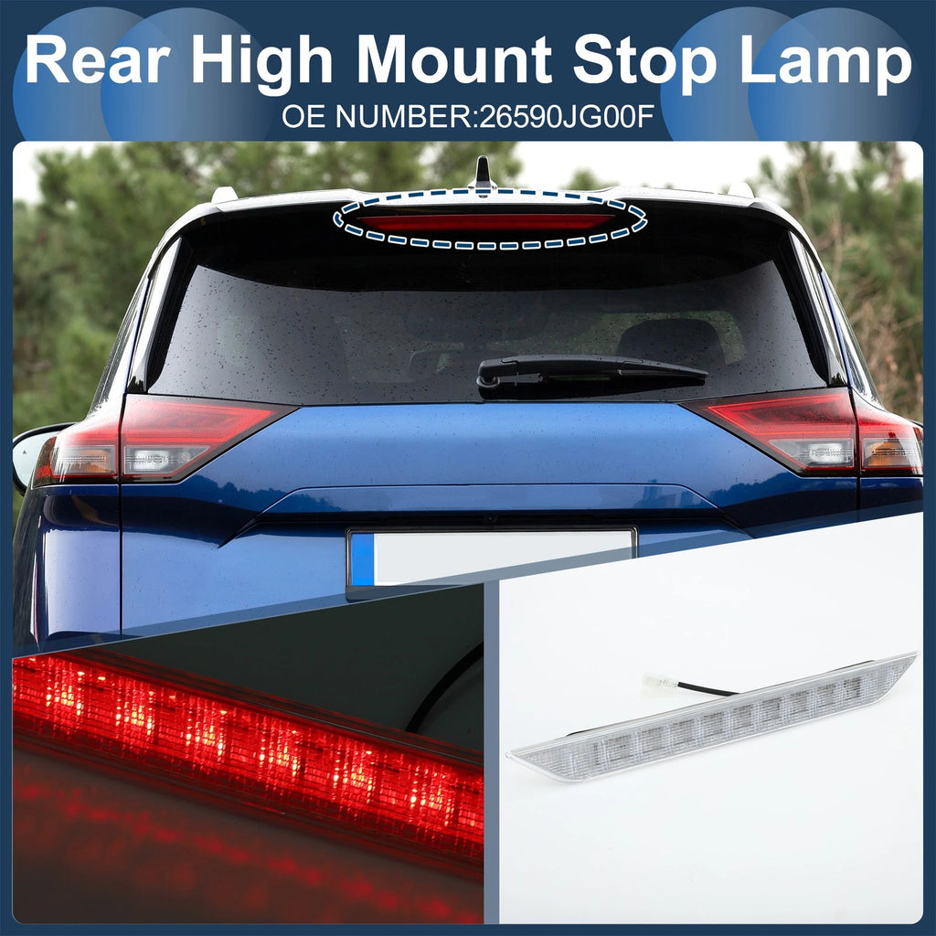 LED Third Brake Light for Nissan X-Trail T31 (2008–2013) Clear Housing