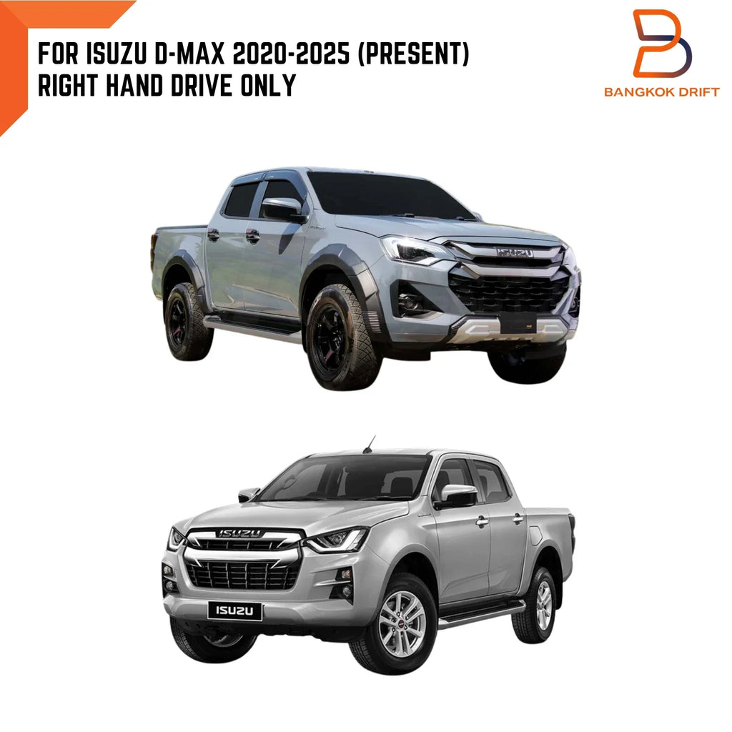 Premium 3D TPE All Weather Floor Mats for Isuzu D-Max Ute (2020-2025)