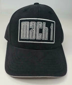 Licensed Mach 1 Hat Cap Black with White Logo for Ford Mustang Mach 1 (2018–2024)