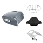Trunk Backrest Rack Mount for Harley Touring FLHXSE (2014–2026) Gunship Gray