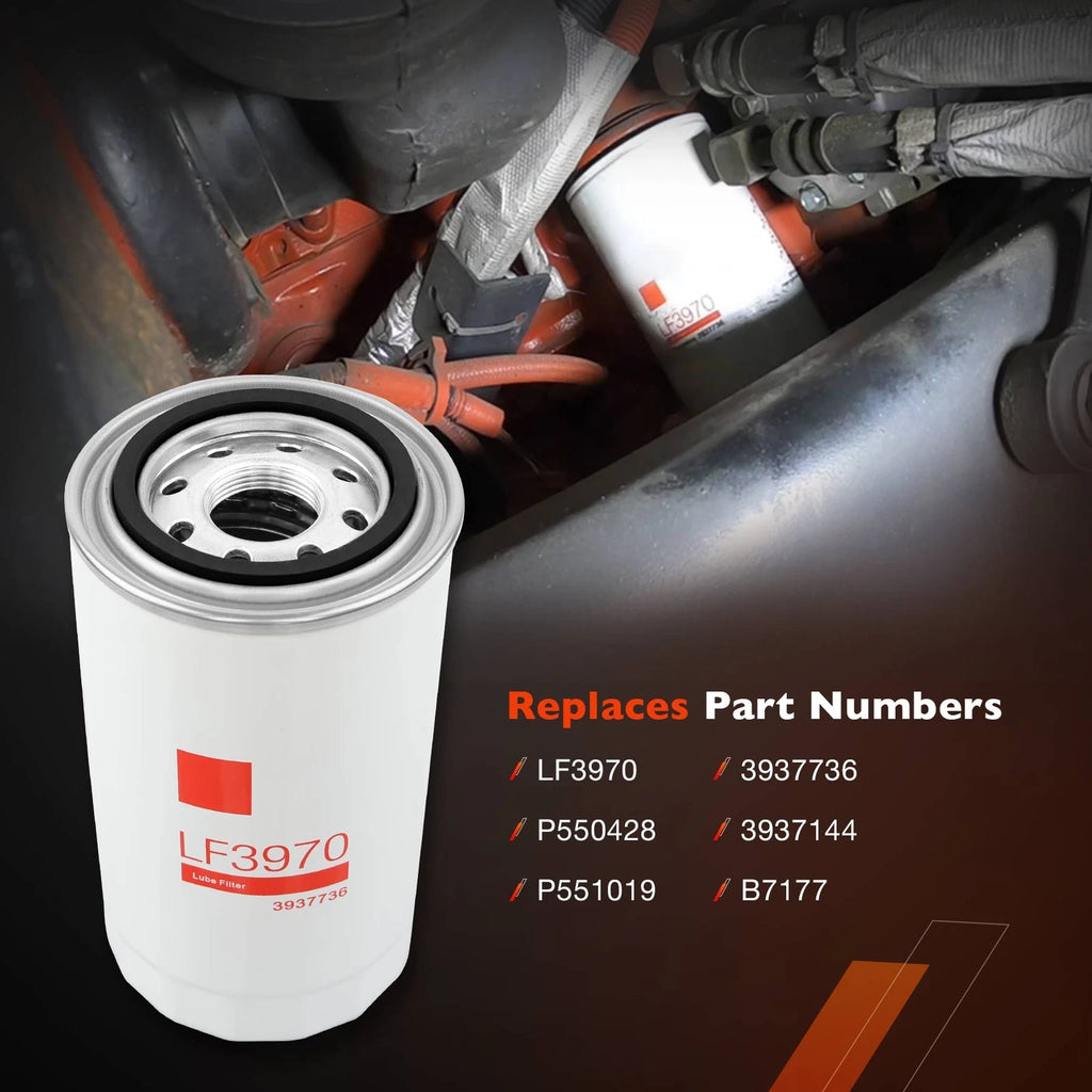 2X Oil Filter for Cummins ISB QSB 5.9 6.7 Diesel