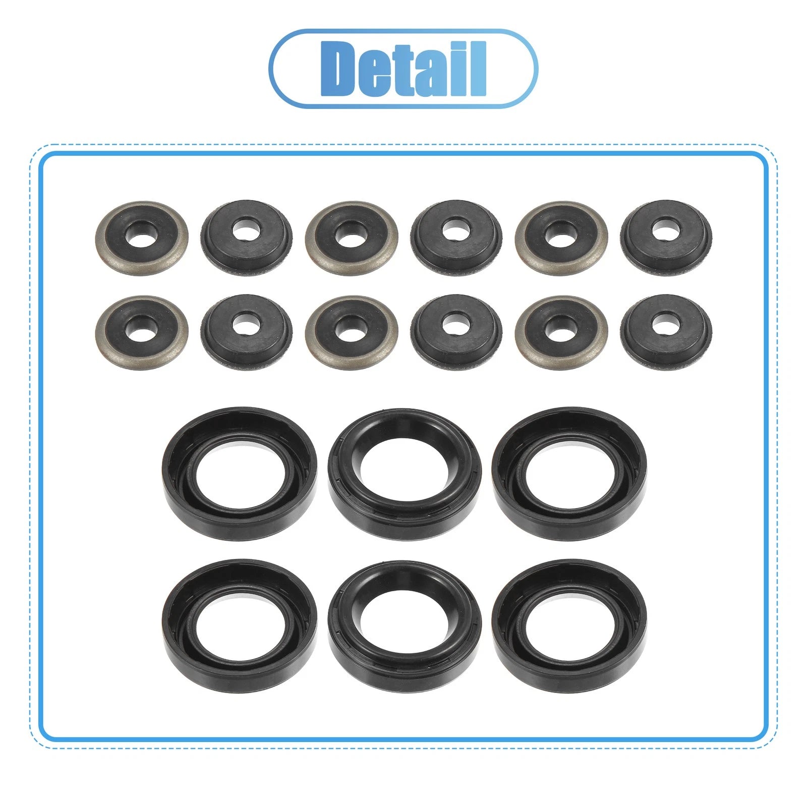 Set of 2 Engine Head Gasket Valve Cover Gasket for Toyota 4Runner (1996–2002)