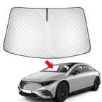 Foldable Windshield Sun Shade for Mercedes-Benz EQS (2022–2025)