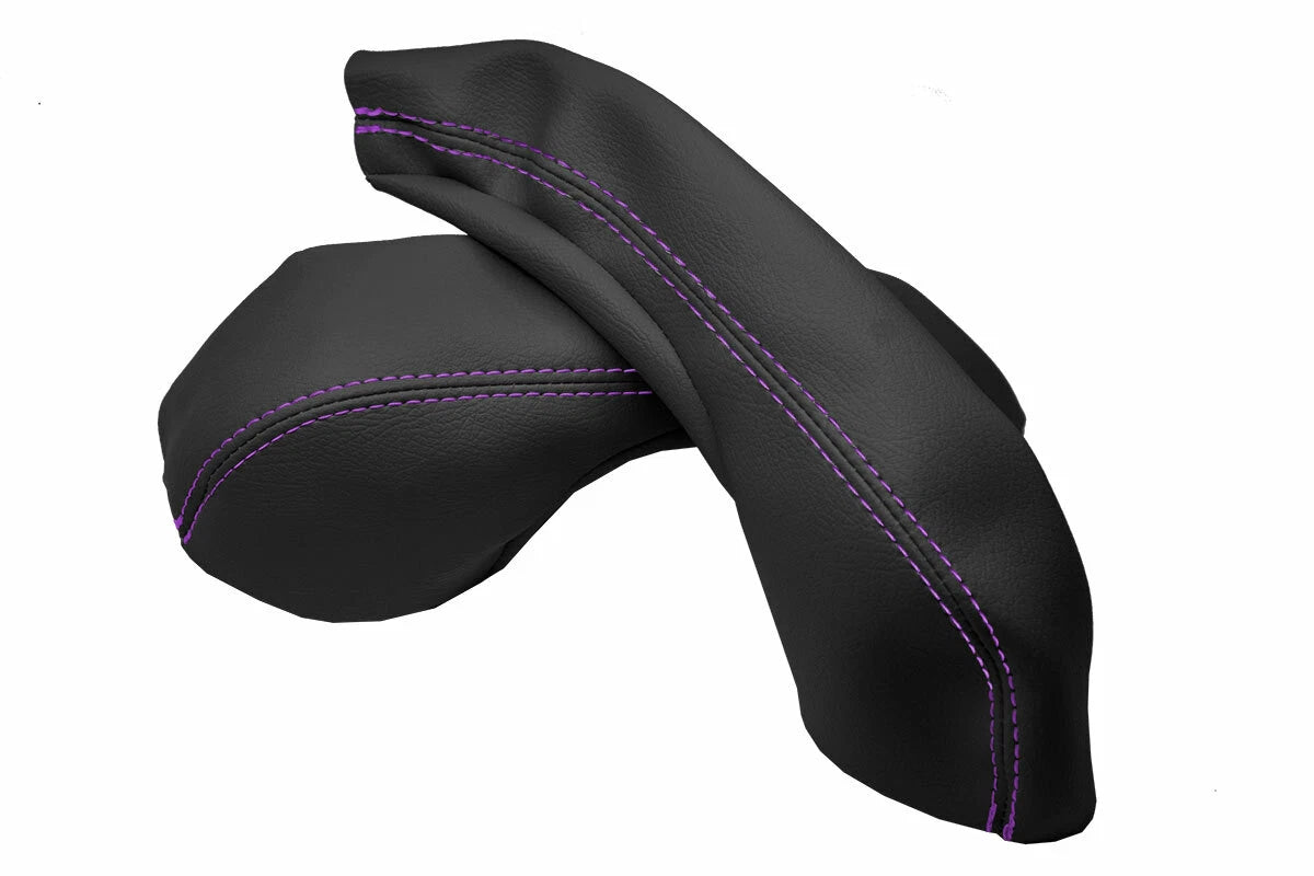 Rear Handle Door Armrest Panel Cover for BMW E28 (1982–1988) Purple Stitch