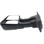 Tow Mirror for Ford F-250 Super Duty (2008–2010) Manual Fold Textured Black