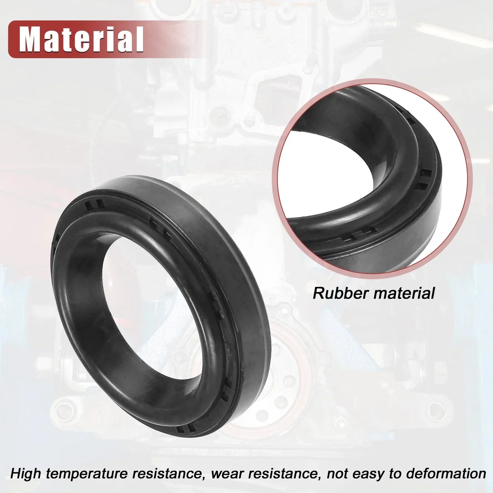 4 x Engine Crankshaft Oil Seals for Honda Accord (1994-2008)