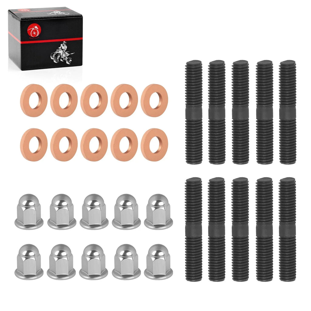 Cylinder Head Studs with Nuts and Washers for Yamaha Banshee YFZ350 (1987-2006)