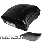 Matte Chopped Trunk Backrest Pad for Harley Touring (2014–2023)